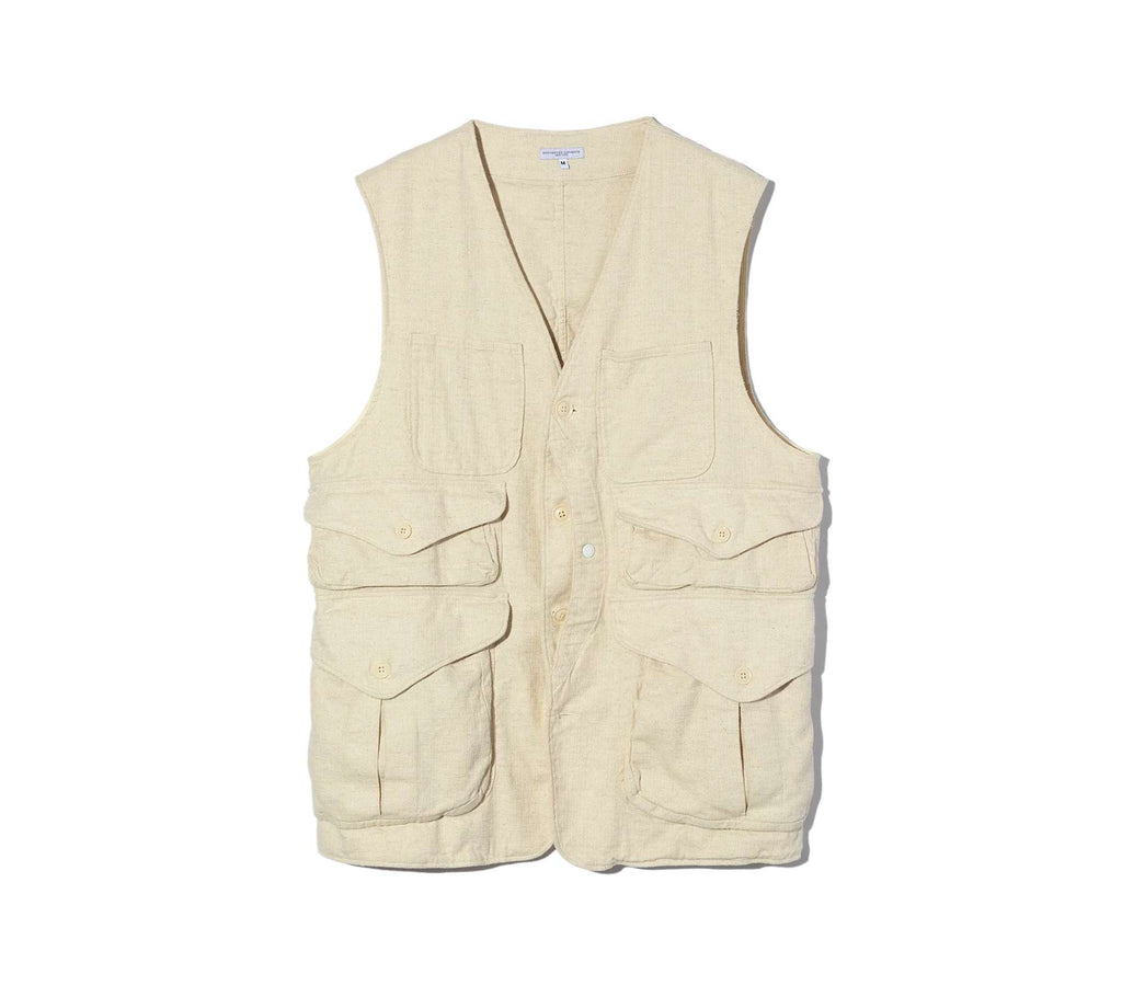 Hunting Jacket Vest | Natural CL Java Cloth – Clark Street Mercantile