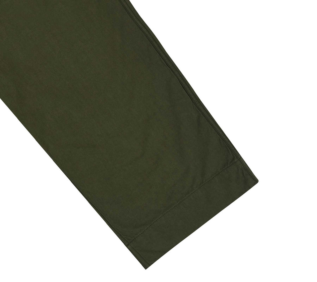 Kappy One Tuck Wide Fatigue Pants in Charcoal
