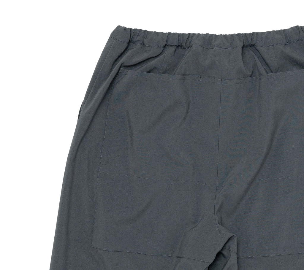 Zipped Hem Nylon Pants | Blue/Grey