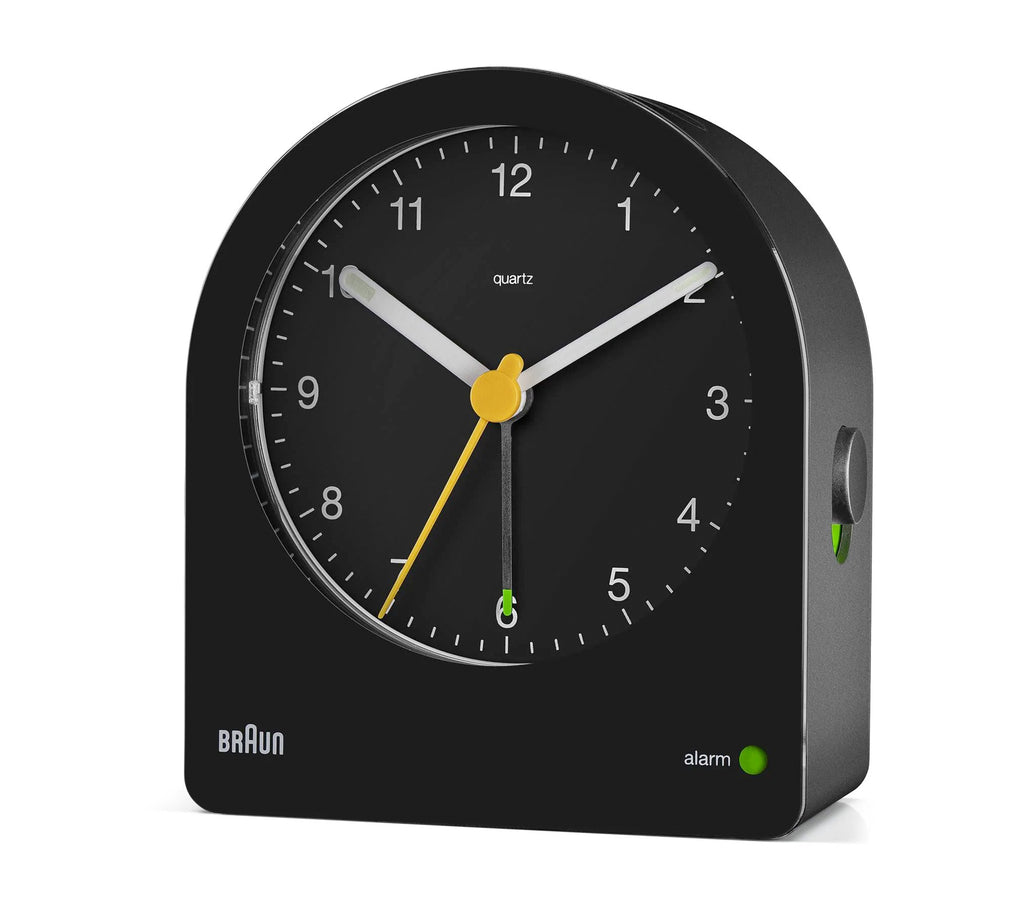 BC22 Classic Analogue Alarm Clock Black Clark Street Mercantile