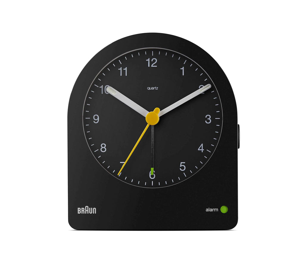 BC22 Classic Analogue Alarm Clock Black Clark Street Mercantile
