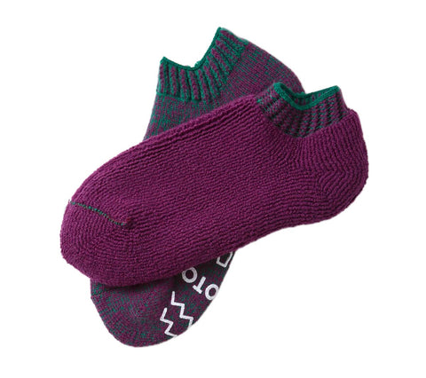 Pile SockSlipper | Purple/Green