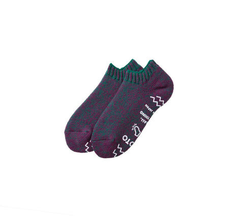 Pile SockSlipper | Purple/Green