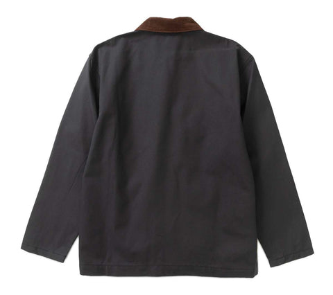 Waxed Barn Coat | Black