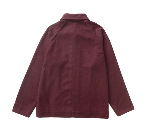 Flannel FOH Overshirt | Burgundy
