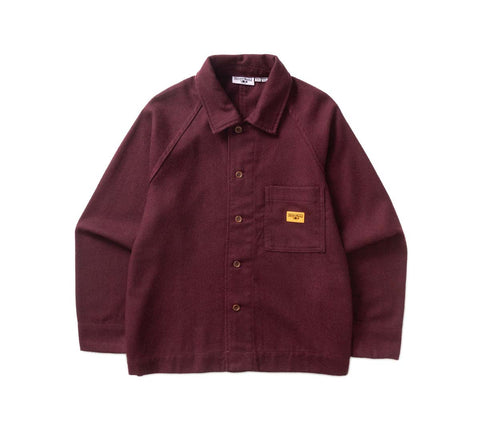 Flannel FOH Overshirt | Burgundy