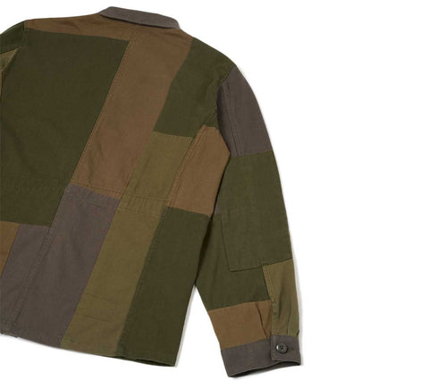 MW Fatigue Jacket | Olive Patchwork Twill