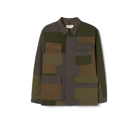 MW Fatigue Jacket | Olive Patchwork Twill