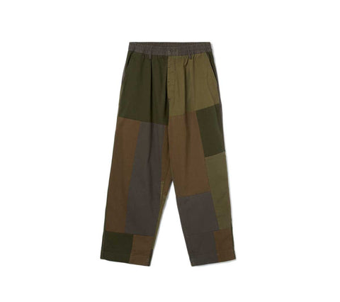 Oxford Pant | Olive Patchwork Twill