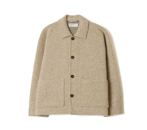 Rams Jacket | Fawn Wool Fleece