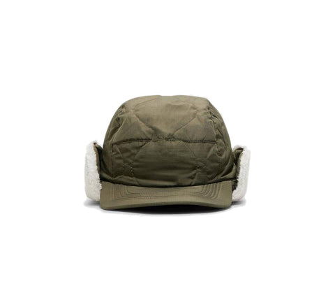TAION x Universal Works Military Hard Shell Down Reversible Hat | Olive